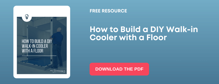 how to build a walk in cooler