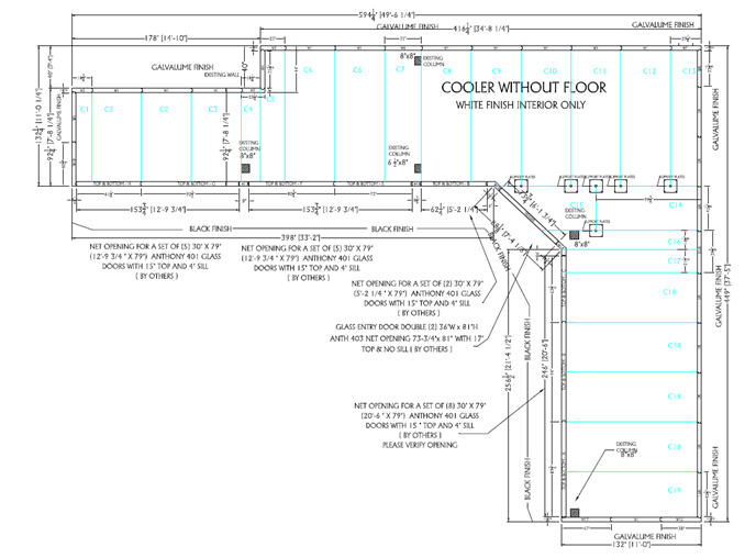 custom walk in cooler