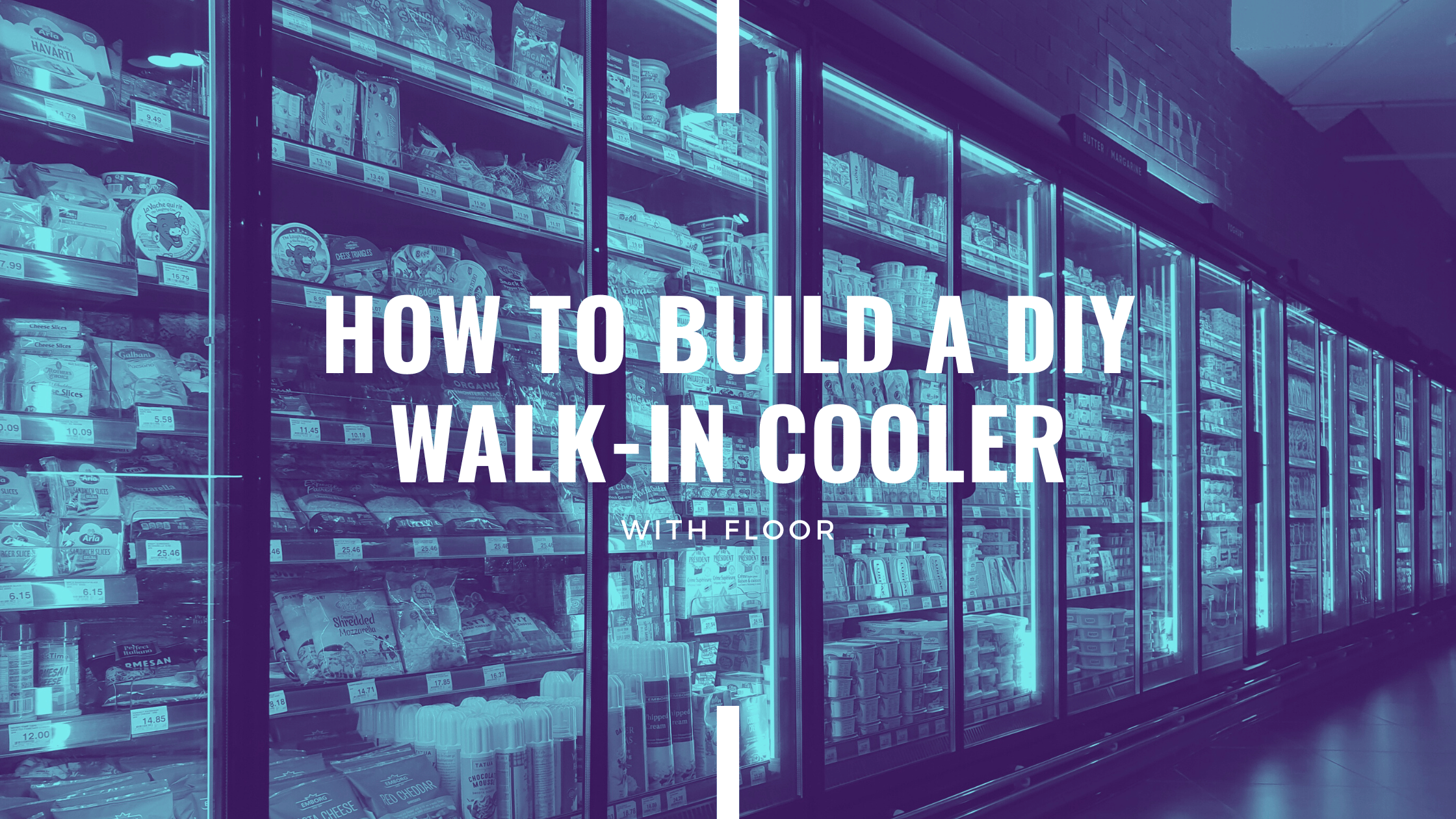 How to Build a DIY Walk in Cooler With Floor